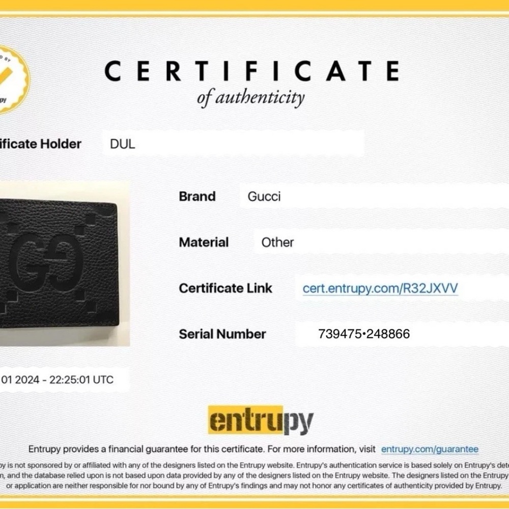 Gucci Black Leather Wallet - Picture 9 of 9